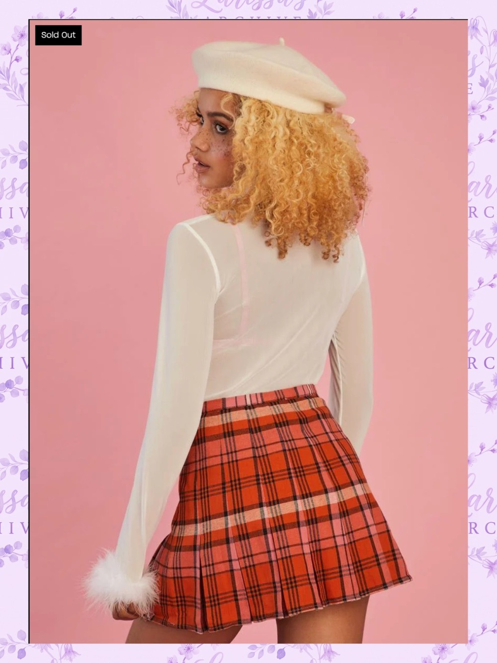 Sugar Thrillz Dolls Kill Real Everlasting Love Plaid Pleated Skirt XS (Fits XXS) - Picture 16 of 16